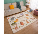 Soft Indoor Modern Area Rugs Shaggy Fluffy Carpets for Living Room and Bedroom Nursery Rugs Abstract Home Decor Rugs for Girls Kids 160 x 200CM TS-538