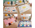 Soft Indoor Modern Area Rugs Shaggy Fluffy Carpets for Living Room and Bedroom Nursery Rugs Abstract Home Decor Rugs for Girls Kids 160 x 200CM TS-538