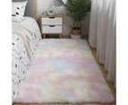 Soft Indoor Modern Area Rugs Shaggy Fluffy Carpets for Living Room and Bedroom Nursery Rugs Abstract Home Decor Rugs for Girls Kids 160 x 200CM TS-97