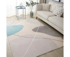 Soft Indoor Modern Area Rugs Shaggy Fluffy Carpets for Living Room and Bedroom Nursery Rugs Abstract Home Decor Rugs for Girls Kids 160 x 200CM TS-720