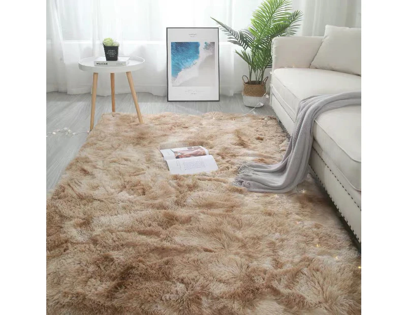 Soft Indoor Modern Area Rugs Shaggy Fluffy Carpets for Living Room and Bedroom Nursery Rugs Abstract Home Decor Rugs for Girls Kids 160 x 200CM TS-880