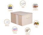 Visual Clothes Storage Box Quilt Clothes Storage  Bag