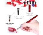 10Pcs Nail Art Pen for Professional Salons nail brush and Home DIY nail art nail designs (10 Colors)