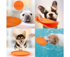 3Pcs Dog Rubber Frisbee3Pcs Flying Disc Dog Toy, Rubber Flying Disc, For Outdoor Interactive Fun, Perfect For Dog Training