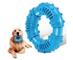 Dog Chew Toys For Aggressive Chewers Large Breed, Non-Toxic Natural Rubber Long Lasting Indestructible Dog Toys-Light Blue