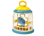 Children Creative Sound Control Induction Simulation Bird Cage Toy Boy Girl Gift - Blue