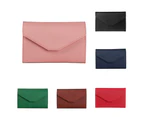 Faux Leather Passport Holder Wallet Travel Envelope Card Holder Cash Purse Gift Pink