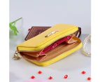 Fashion Women\'s Mini Faux Leather Purse Bowknot Wallet Card Holder Handbag Watermelon Red