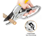 Pruning Shears for Gardening, Heavy Duty Hand Pruners, Bypass Shears, Plant Clippers Cutter Sharp Blade,Tree Trimmers Scissors