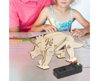 Dinosaur Stem Toy DIY Educational Wood Science Technology Stem Toys for Kids