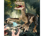 Dinosaur Toy Attractive Electric Joyful Boys Girls T-Rex Toy for Gift - Brown