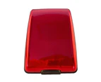 Multifunctional Anti-RFID Aluminum Alloy Purse Credit Holder Cardcase Bundle Red