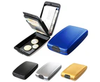 Multifunctional Anti-RFID Aluminum Alloy Purse Credit Holder Cardcase Bundle Blue
