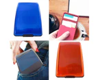 Multifunctional Anti-RFID Aluminum Alloy Purse Credit Holder Cardcase Bundle Blue
