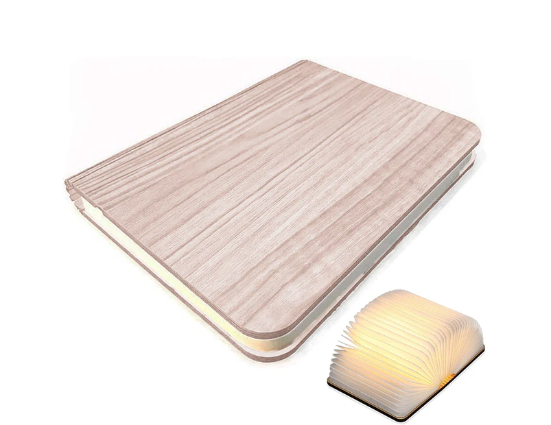 Big Ben 22×17×2.5Cm Led Book Light- (Wood) White Maple