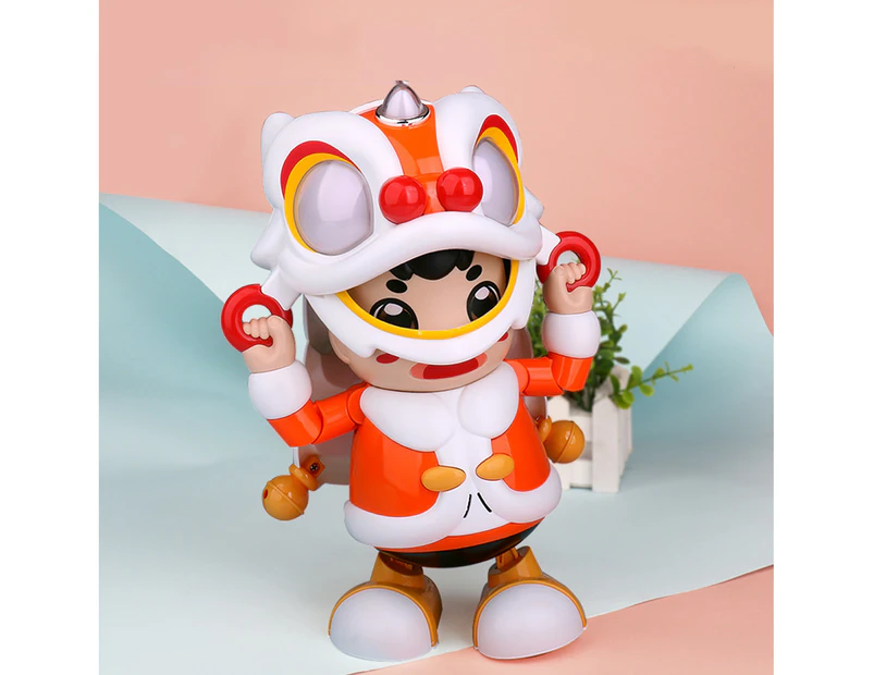 Electric Dancing Lion Electronic Soft Light Birthday Gift LED Robot Interactive Lion Toys for Children