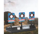 Electric Scoring Target with Flash Lighting Mobile Automatic Return 3-Position Dart Target Outdoor Shooting Training Aim Target Shooting Game