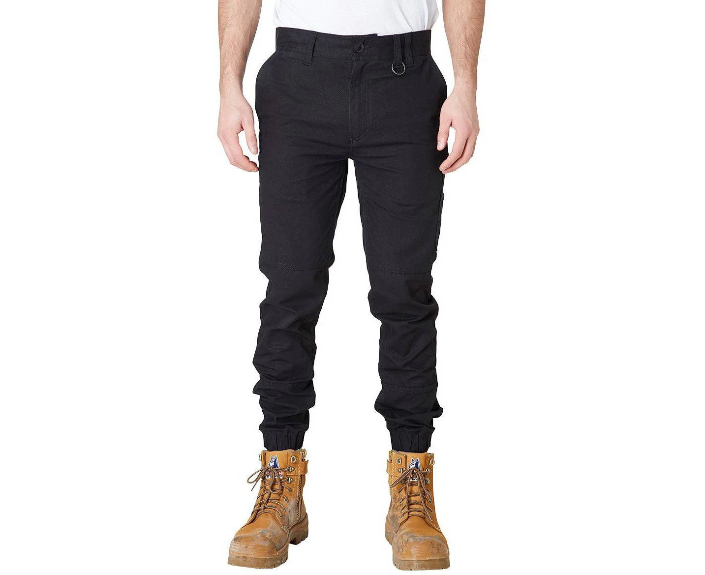 Elwd Mens Cuffed Pant Ewd103 - BLACK