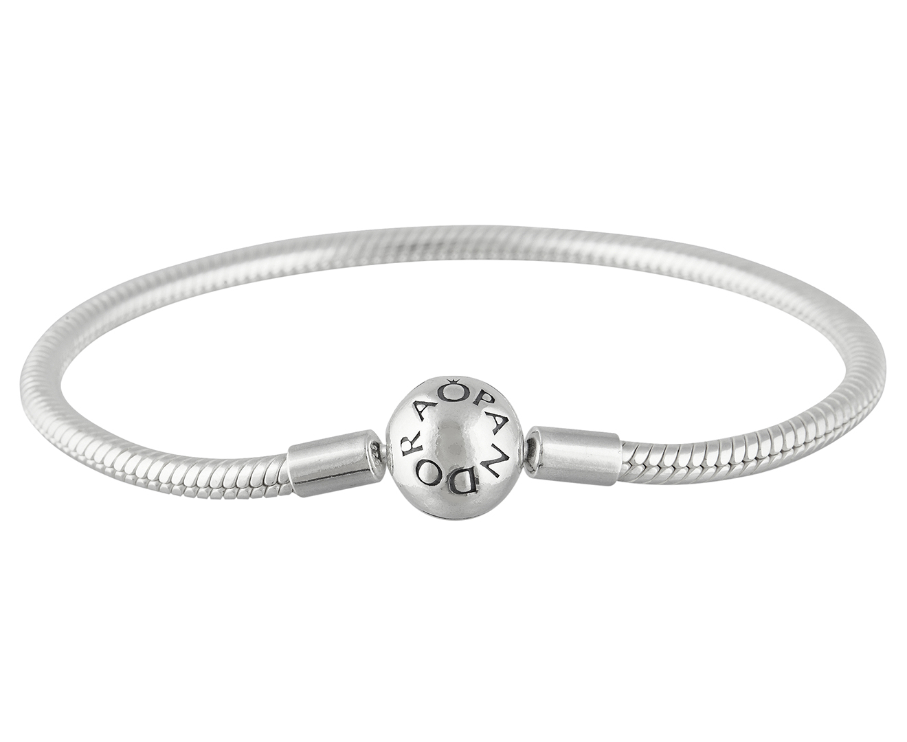 Pandora Smooth Silver Clasp Bracelet