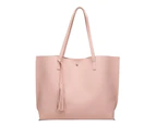 All-Match Korean Style Women's Fashion Large Capacity Tote Shoulder Bag Handbag Pink