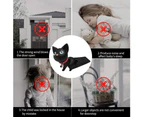 Door Stopper Cute Cat Door Stopper Door Stop Silicone Door Stops Cute Style Door Wedge for Home and Office Black Cat