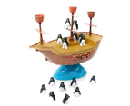 Funny Pirate Boat Penguin Balancing Board Game Desktop Interactive Kids Toy