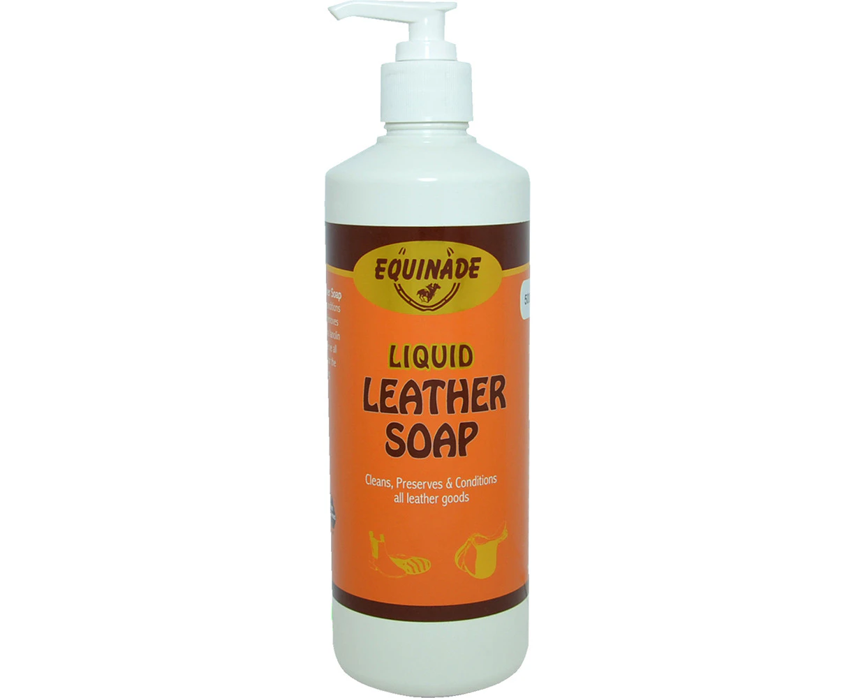 Equinade Liquid Leather Soap W/Pump Saddlery Furniture Cars Sporting Goods 500Ml