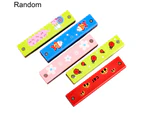 Harmonica Recreational Educational Sixteen Holes Musical Instrument Toys for Gift
