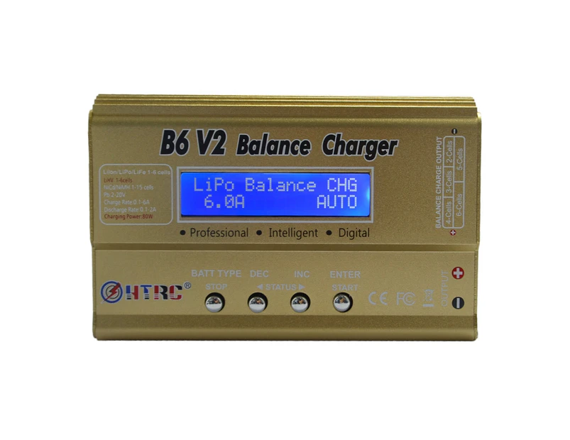 HTRC Imax B6 V2 80W Professional Digital Battery Balance Charger Discharger