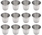 12 Pack Stainless Steel Wine Glass Drinking Portable Stainless Steel Wine Glass Wine Glass Wine Glasses
