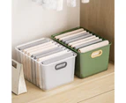 Sunshine Storage Box Large Capacity Space-saving Plastic Daily Use Compartment Wardrobe Storage Box Household Supplies -White 8Grid