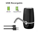 Portable USB Charged Wireless Electronic Water Dispenser Pump for Office Home-Black