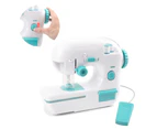 Mini Kids Simulation Electric Sewing Machine Small Appliances Educational Toy - Blue