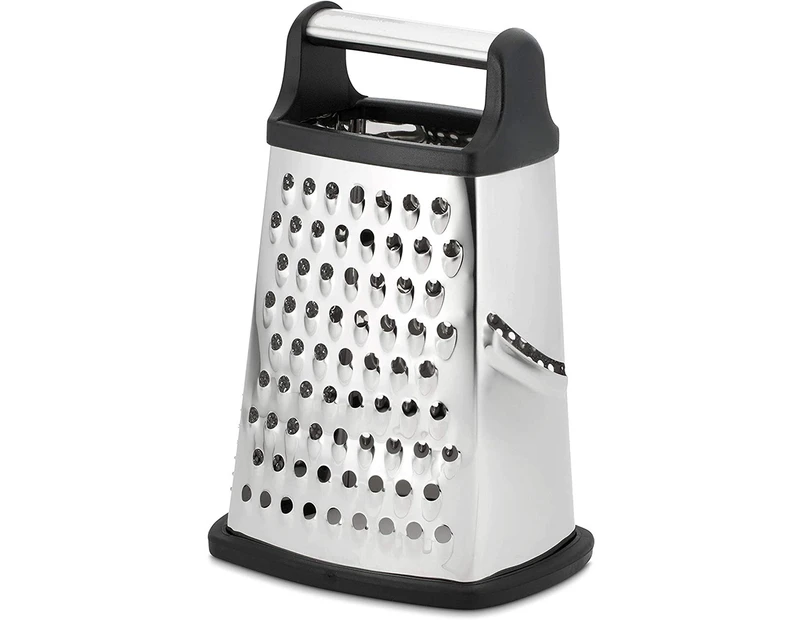 Professional Box Grater, Stainless Steel with 4 Sides,  XL Size