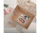 diy wooden gift card box wedding supplies hollow business card box sign in box -JM01368