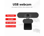 langma bling USB 1080P Webcam Camera Video Recording Web Cam with Microphone for PC Computer-Black