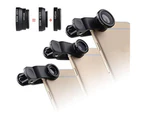 langma bling 3 in 1 Universal Clip-on Fish Eye Wide Angle Macro Lens Camera Phone Tablet-