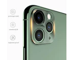 langma bling Metal Mobile Phone Back Camera Lens Cover Protective Ring for iPhone 11 Pro Max-Silver for iPhone 11 Pro Max