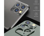 langma bling Metal Mobile Phone Back Camera Lens Cover Protective Ring for iPhone 11 Pro Max-Silver for iPhone 11 Pro