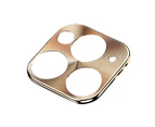 langma bling Metal Mobile Phone Back Camera Lens Cover Protective Ring for iPhone 11 Pro Max-Golden for iPhone 11