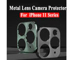 langma bling Metal Mobile Phone Back Camera Lens Cover Protective Ring for iPhone 11 Pro Max-Black for iPhone 11 Pro Max
