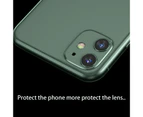 langma bling Dust-proof Phone Rear Camera Lens Protective Film Cover for iPhone 11 Pro Max-Green for iPhone 11