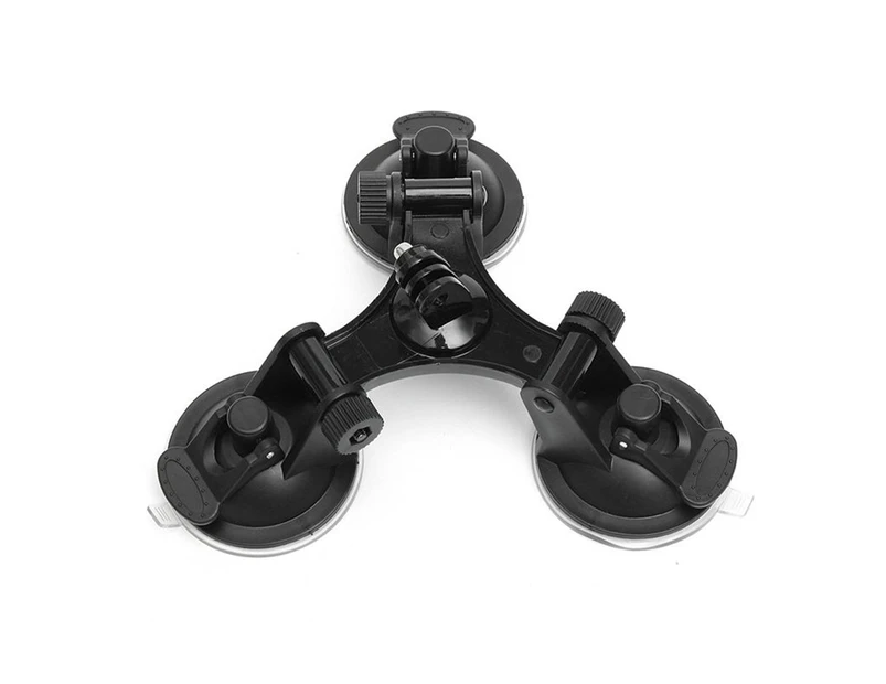 langma bling Mini Portable Suction Cup Sports Camera Tripod Stand Bracket for Gopro Hero-Black
