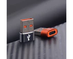 langma bling Charger Adapter Fast Charging Plug Play Type-C Female to USB3.0 Male PD Data Cable Charger Converter for Mobile Phone-Red