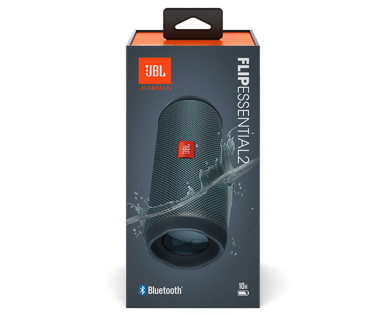 JBL Flip Essential 2 Speaker Black - Bluetooth Waterproof Portable