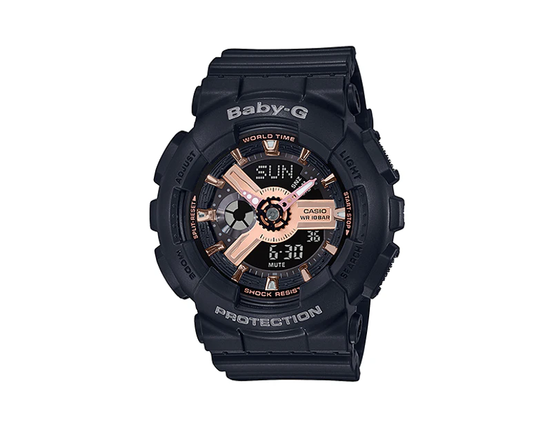 Baby-G DUO Rose Gold Accent BA110RG-1A