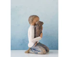 Willow Tree Figurine Kindness Boy & His Dog (Darker Skin Hair) Susan Lordi 27463
