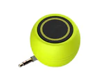 langma bling A5 3.5mm Mini Music Speaker Loudspeaker Sound Amplifier for Mobile Phone Laptop-Green