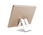 langma bling Universal Metal Table Stand Holder Bracket for 4-10 inch Mobile Phones Tablets-Rose Gold