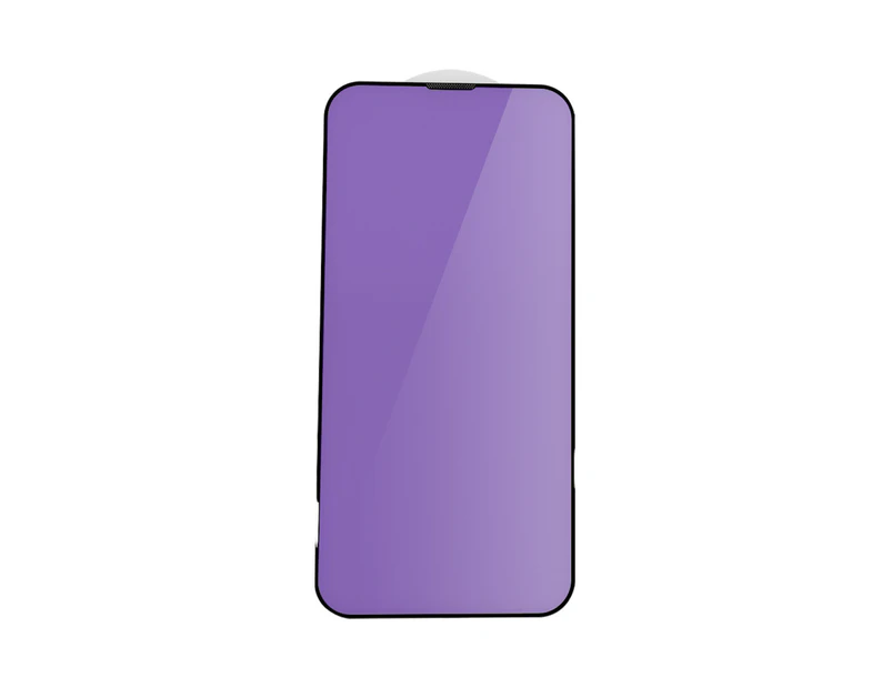 Phone Tempered Glass Anti-fingerprint Ultra-thin Mobile Phone Screen Protective Glass Private Film-Purple for iPhone 11 Pro/X/XS